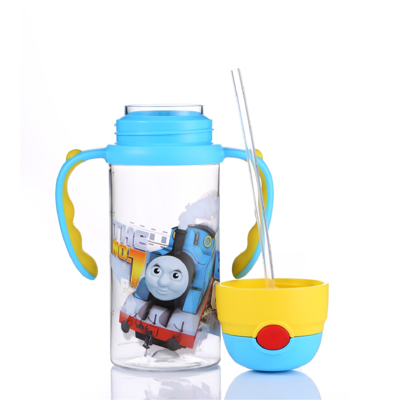 托马斯朋友thomasfriends朋友儿童吸管水杯宝宝幼儿园小学生水杯带