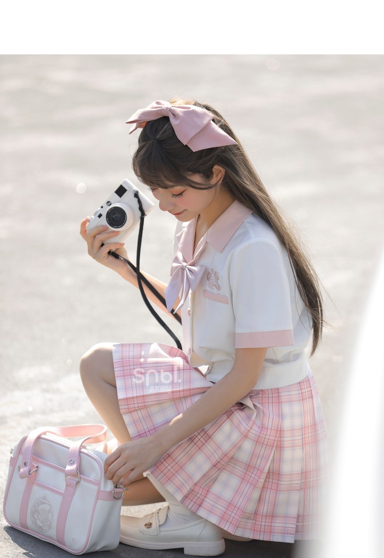 原创森女部落少女妄想jk制服学院风正版格裙高腰半身裙 少女妄想48cm