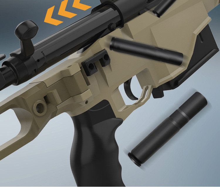 贝利格大号m40a6抛壳软弹玩具枪awm雷鸣登98凯男孩msr合金属手拉栓