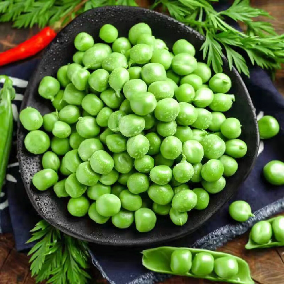 现摘现发云南新鲜带壳豌豆蔬菜生鲜小青豆云南直发净重五斤