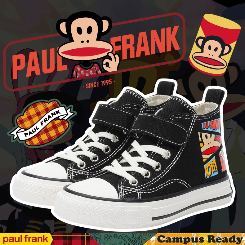 大嘴猴paulfrank童鞋儿童帆布鞋2022春秋男童鞋子透气儿童运动鞋西瓜