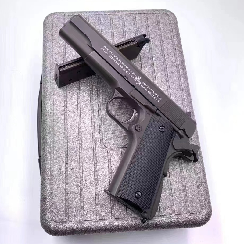 战鹰zy2模型m1911金属玩具枪仿真模型枪1105军迷收藏冷媒动力zy1zy238