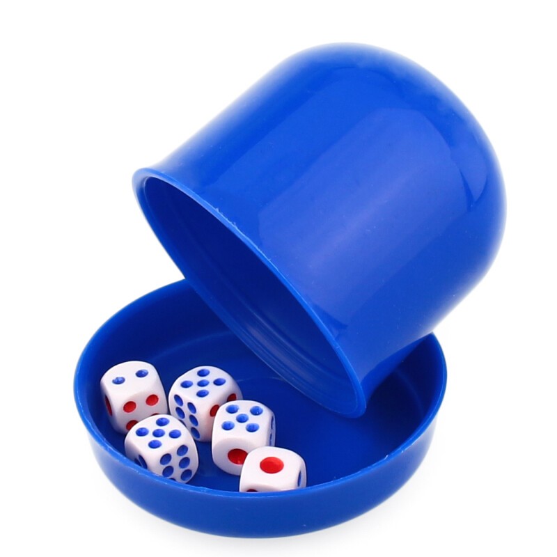 塞子骨盅 骰子骰盅套装 烧烤摊大排档色盅 筛子筛盅 ktv喝酒甩盅摇