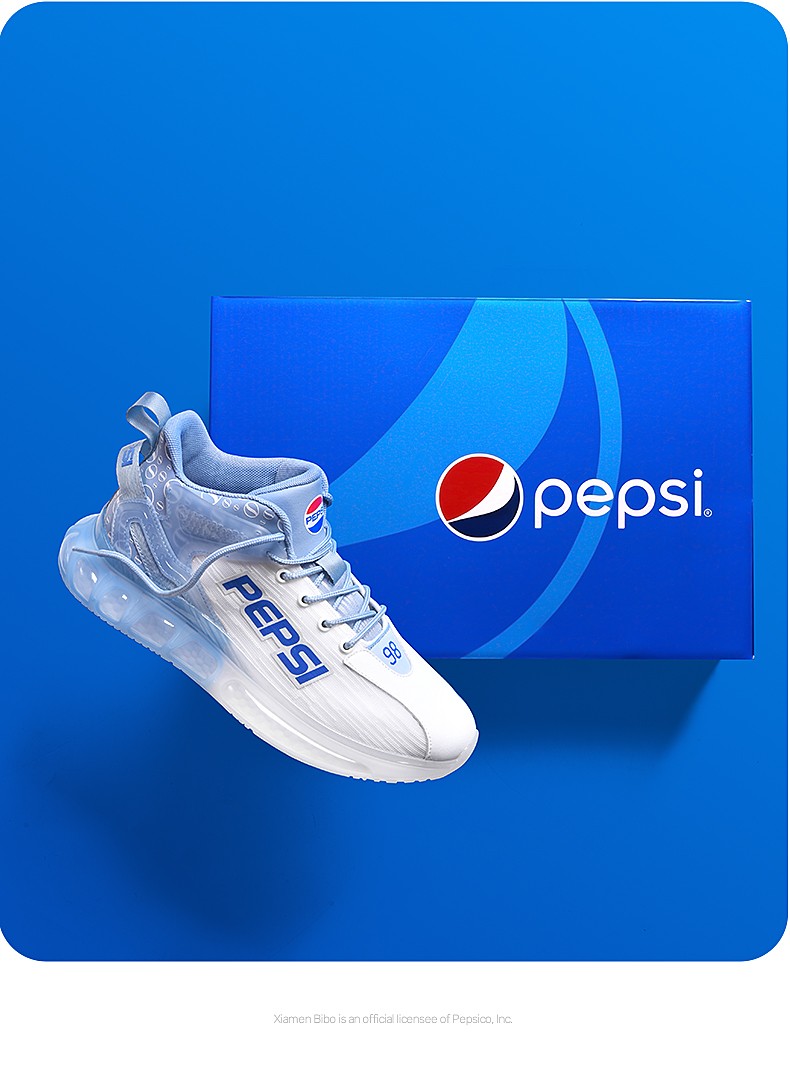 pepsi百事可乐男女鞋子网面休闲运动鞋男减震跑步鞋男情侣款男士老爹