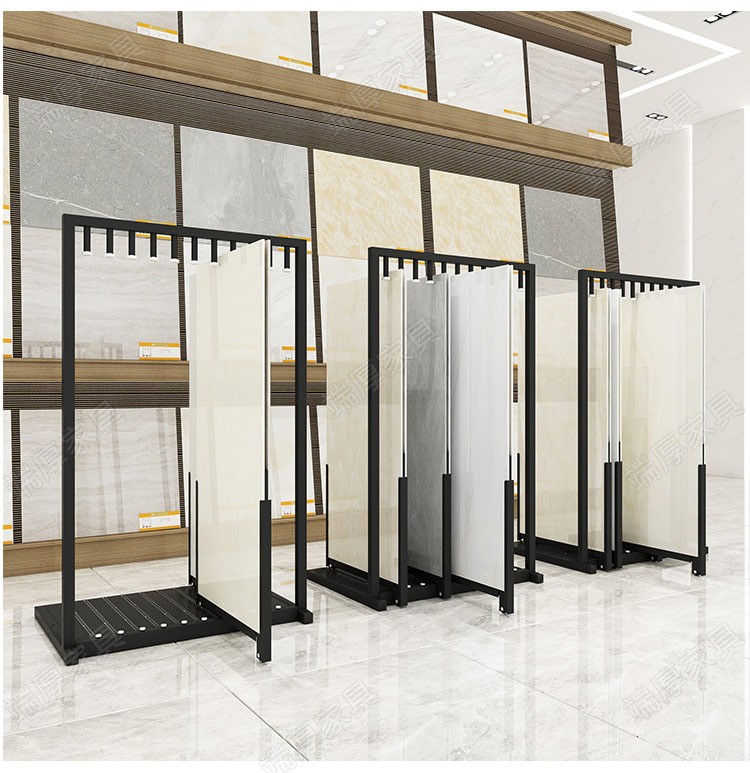 瓷砖大板展示架推拉柜 900*1800石材样品地砖展架地板立式 落地式 900