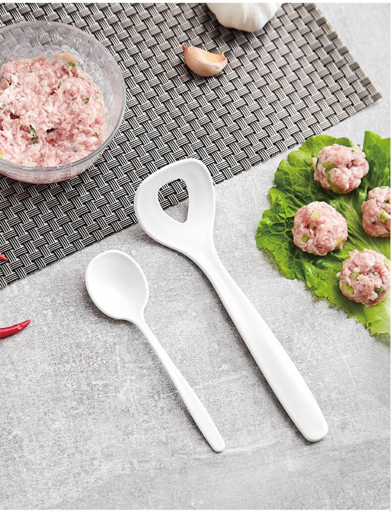 厨房压丸子工具丸子神器挤肉丸子制作器挖勺器自制虾滑模具两件套