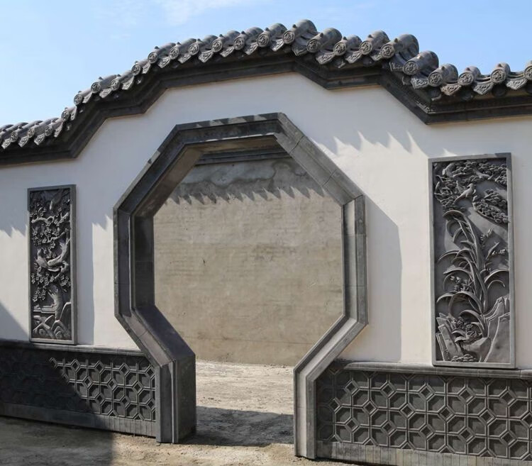 苏砖青中式仿古建筑材料青砖照壁影壁墙四合院别墅庭院门窗边框720x