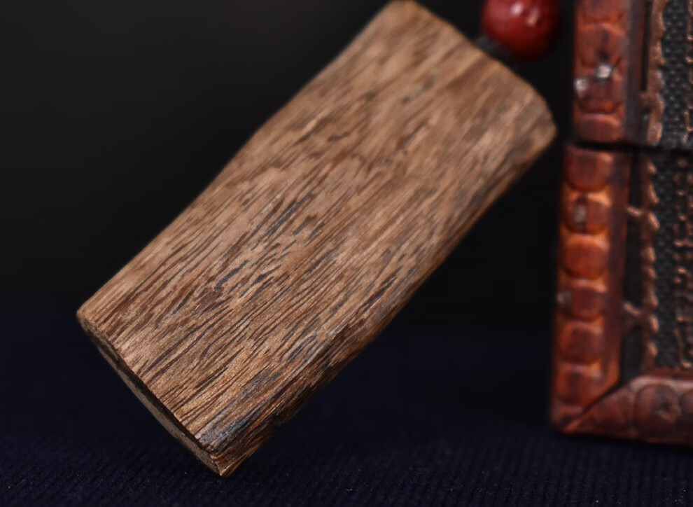 木醉 保真越南芽庄白奇楠棋楠沉香手把件挂件男士吊坠摆件手工雕件