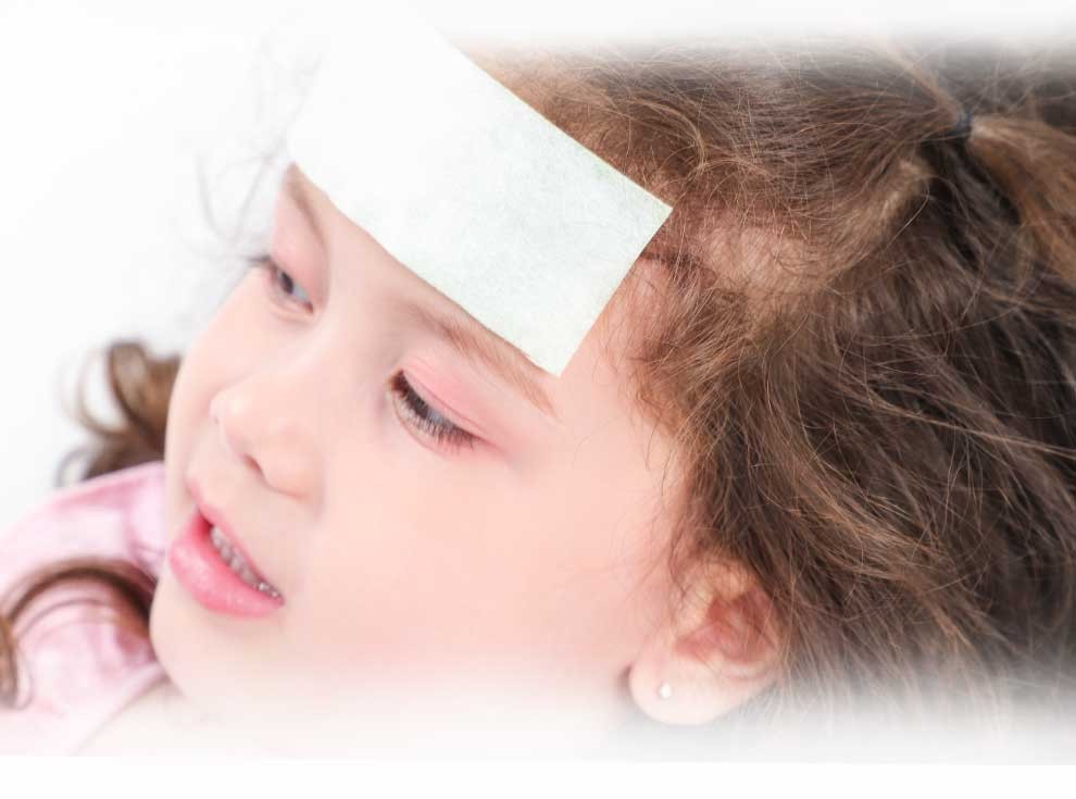 黛贝安医用退热贴宝宝发热退烧贴物理降温冷敷贴婴幼儿童冰宝贴3盒18