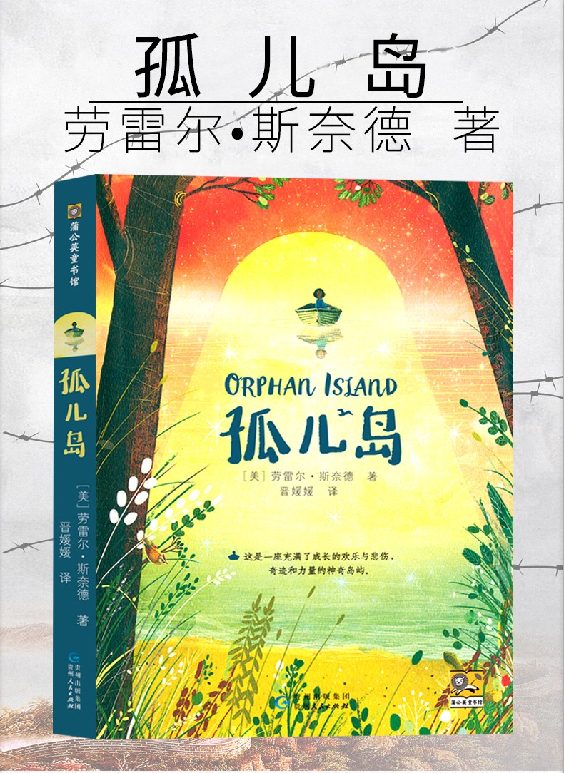 孤儿岛五年级必读的课外书老师贵州人民出版社劳雷尔斯奈德著城市之光