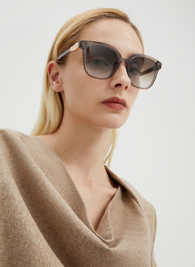 情人节礼物charleskeith21新品ck351280473女士方形粗框摩登太阳眼镜