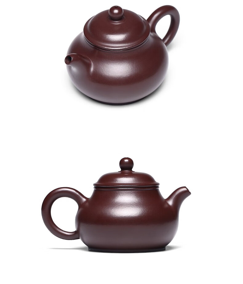 圣物志小容量宜兴紫砂壶纯手工紫砂茶壶功夫茶具单壶 原矿紫茄泥一人