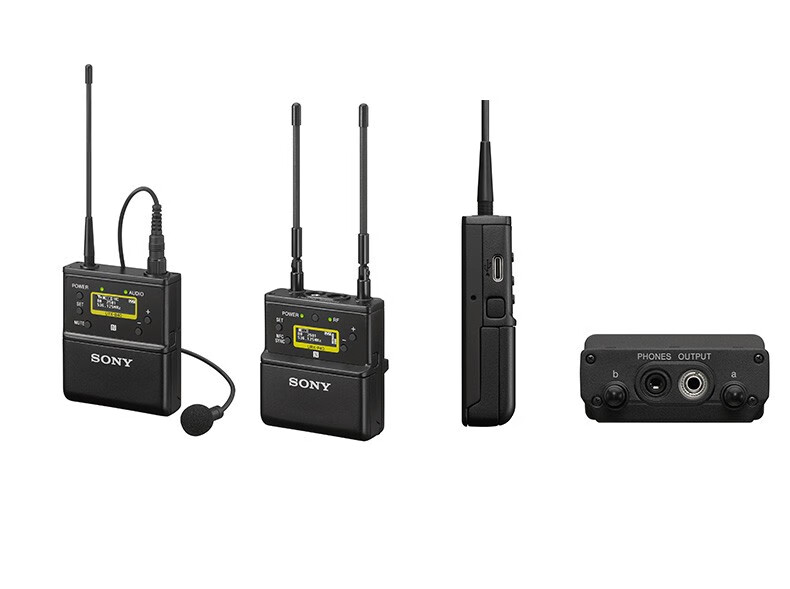 sony 索尼uwp-d21小蜜蜂腰包式无线麦克风套件d11升级款领夹式一拖一