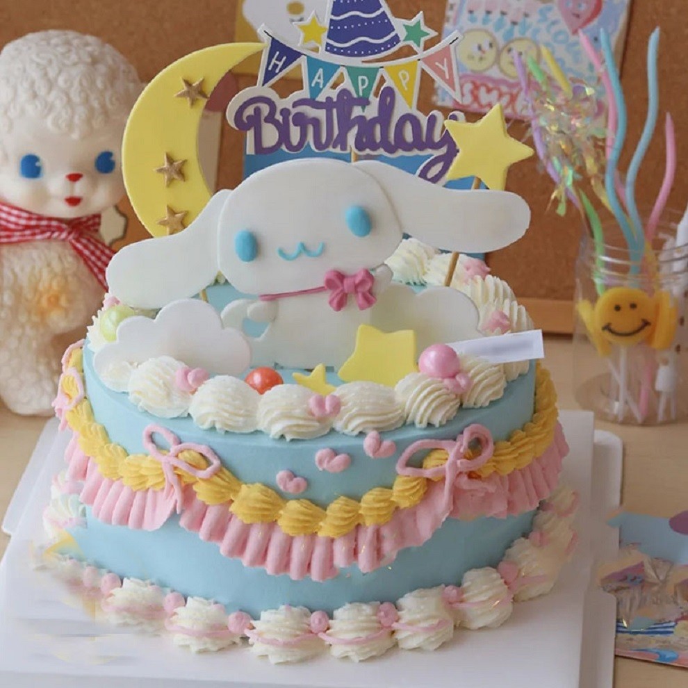 南茶郎玉桂狗蛋糕网红复古可爱生日蛋糕创意定制送女友闺蜜儿童男女