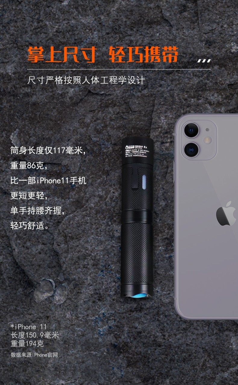 绿利照明 led强光防爆手电筒电量显示充电家用户外远射多功能工作头灯