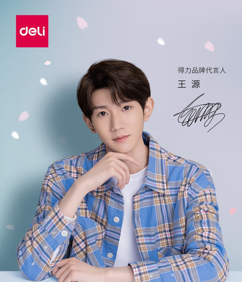 得力(deli)×王源 源源得力卡通学生试卷袋文件袋分类文件夹防水风琴