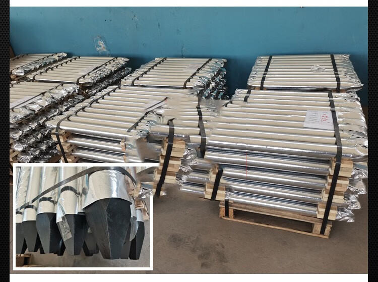 挖掘机破碎锤钎杆45536875100140155耐磨炮头炮杆水山钢钎