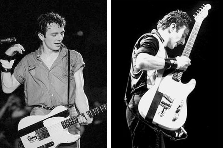 mb joe strummer 签名款 esquire 2拼桤木 3a玫瑰木21款做旧风格:文物