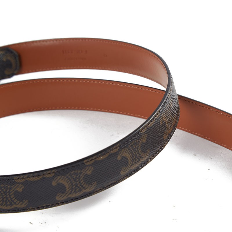 celine老花针扣腰带45aqv黑色针扣带宽25cm80现货80