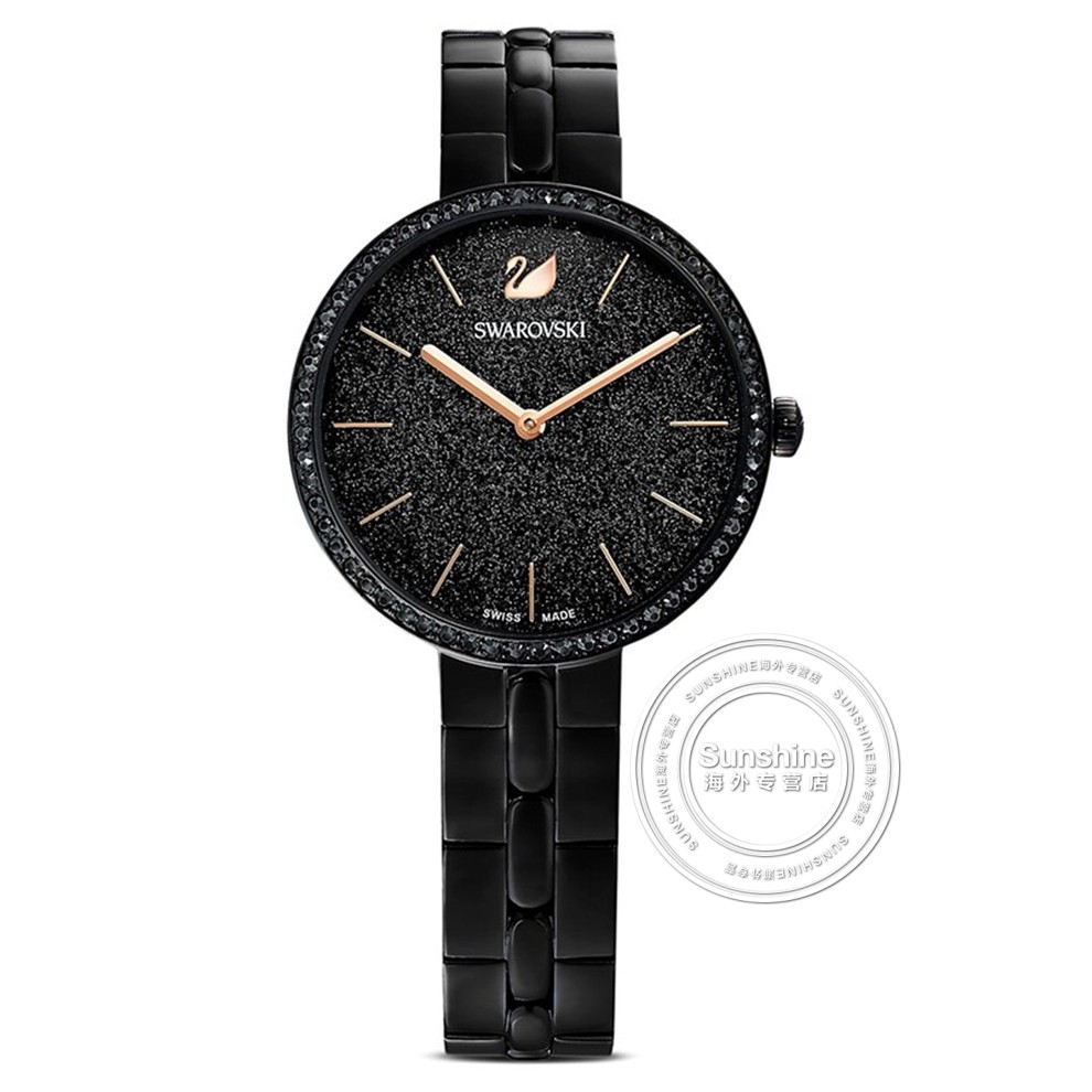 swarovski施华洛世奇女士手表cosmopolitan不锈钢带满天星镶钻女表