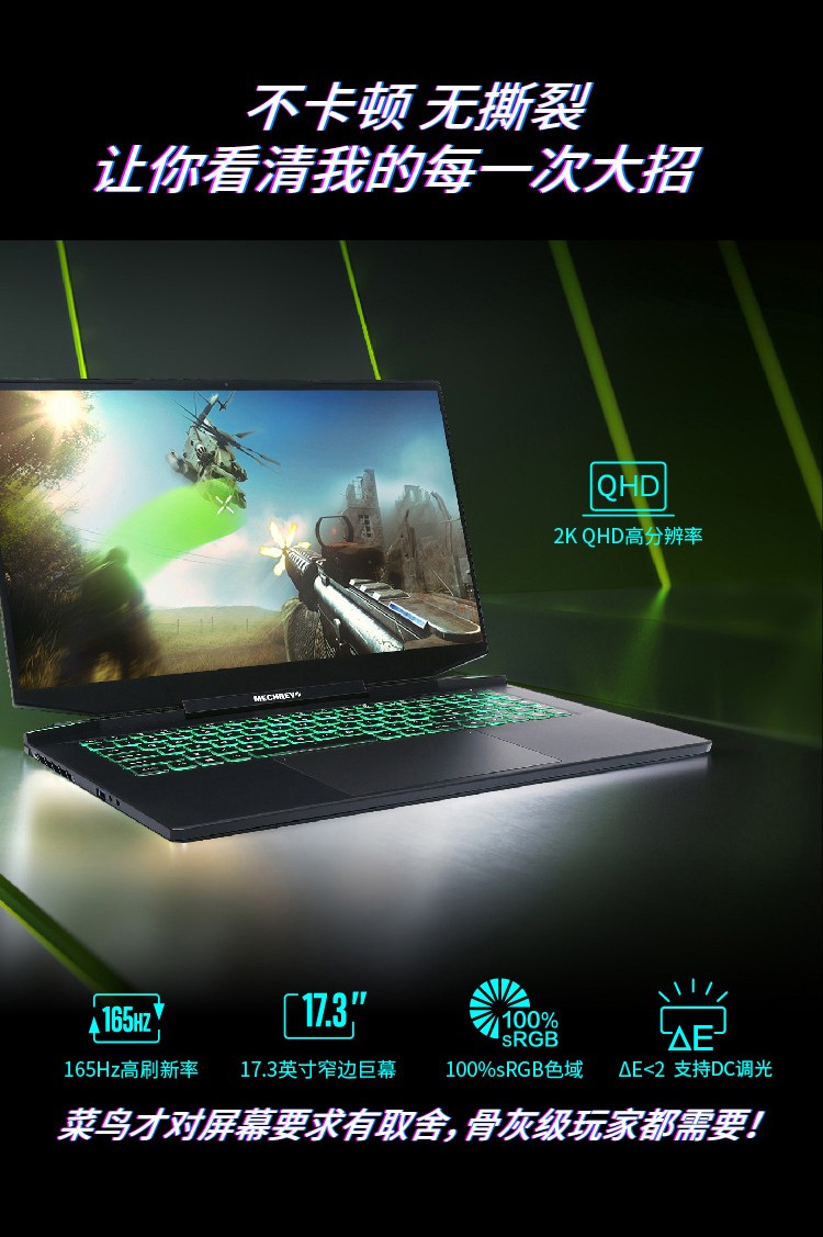 机械革命mechrevo钛钽plusx10pro八核173英寸165hz电竞游戏笔记本电脑