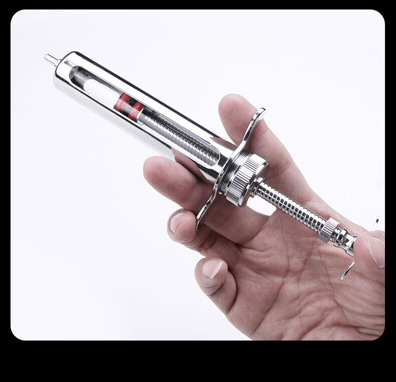 耐尔尼兽用金属注射器精品猪用不锈钢注射器猪牛羊连续