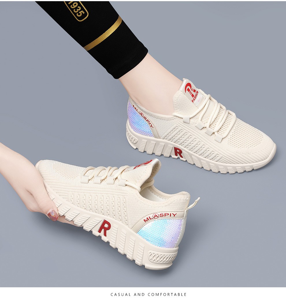 休闲鞋女2022年春夏季新款女鞋户外平底网鞋女时尚女鞋百搭鞋子女舒适