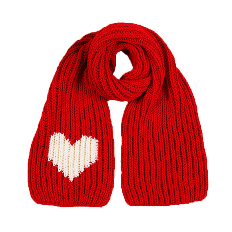 新年礼物帝行dixing新款网红情侣爱心围巾线情人棉粗毛线材料包diy