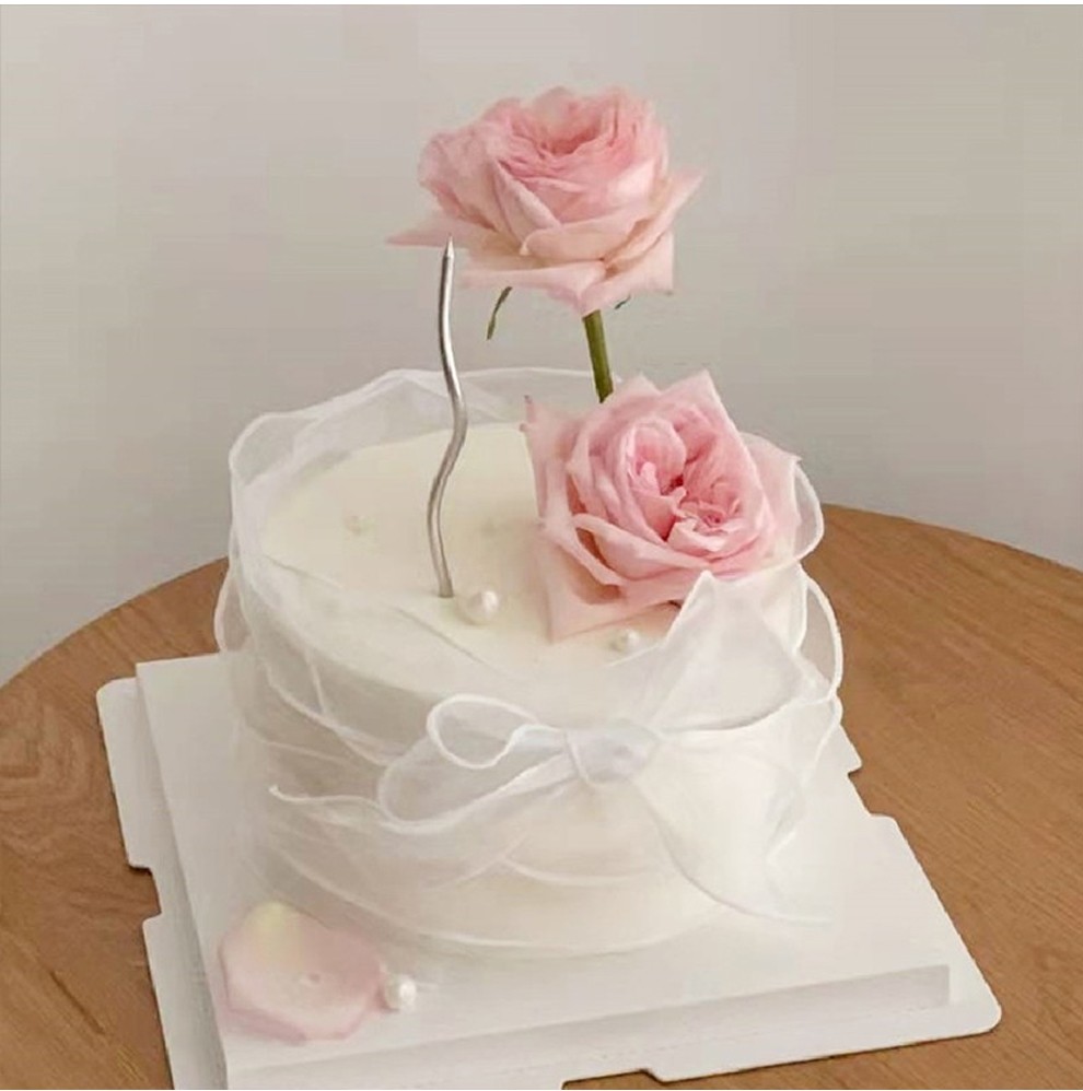 冠皇派生日蛋糕同城配送郁金香鲜花蛋糕森系女神送闺蜜送女友送老婆