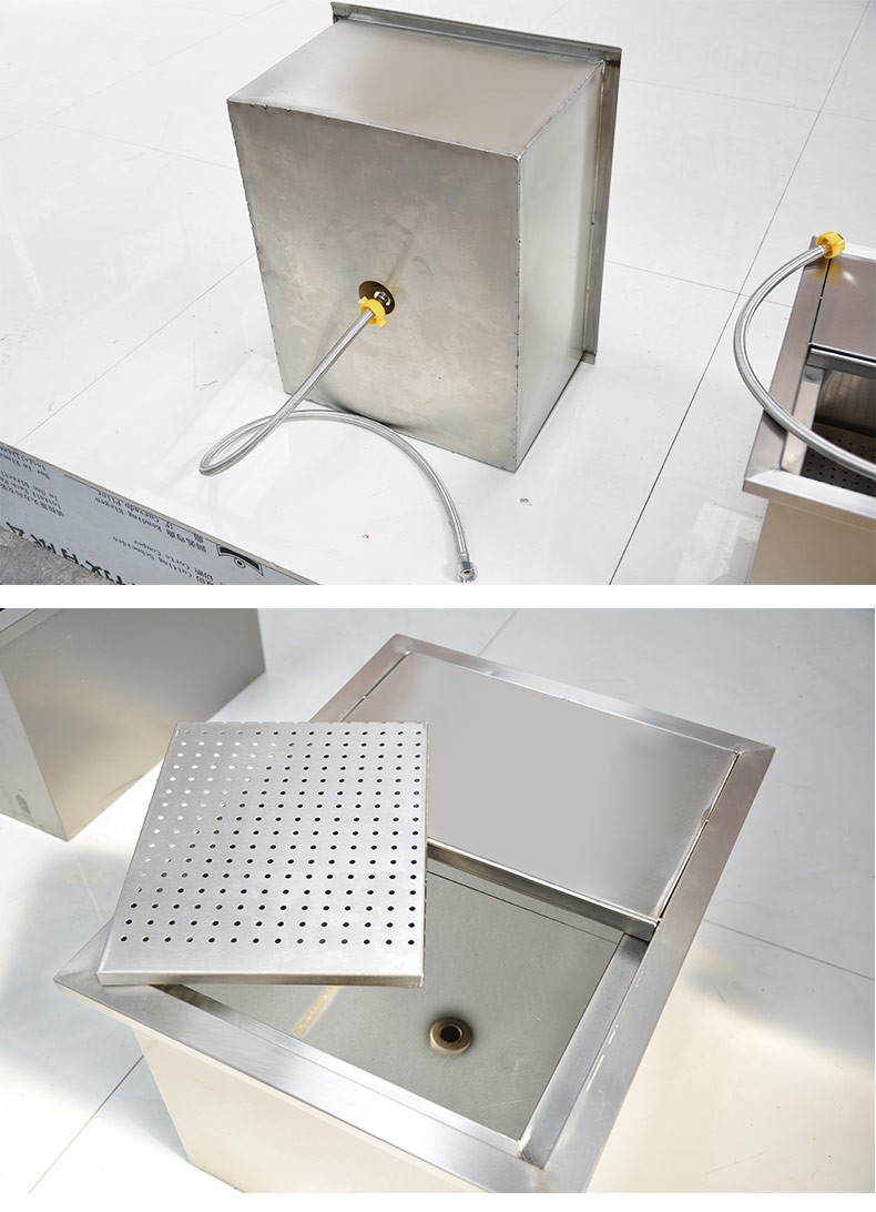 猛仕将新品不锈钢冰槽水池商用储冰槽嵌入式自助餐保温冰池吧台厨房