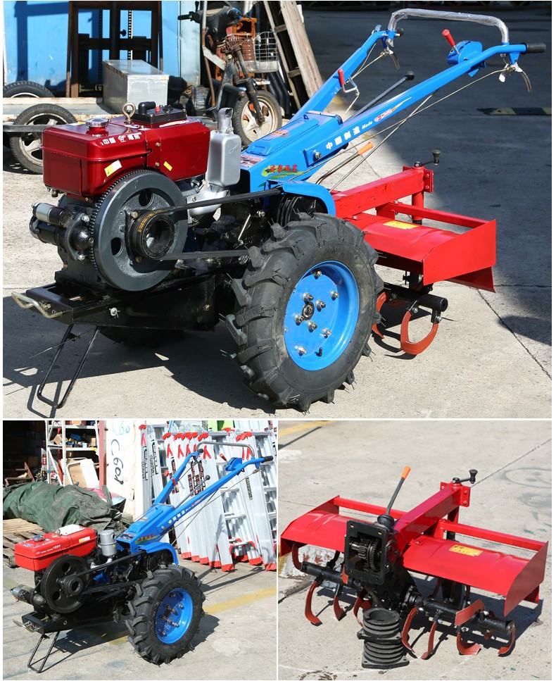 常州101手扶拖拉机旋耕机812马力水田旱田果园多功能开沟机小型戴海伯