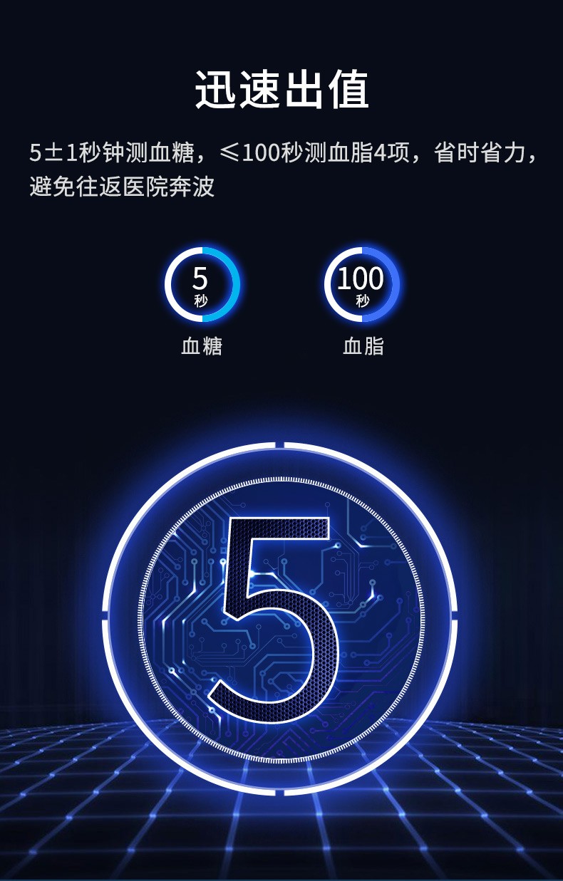 三诺sinocare三诺掌越slx120血脂检测仪