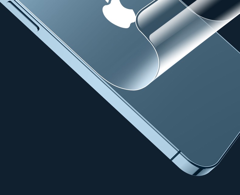 赫致适用苹果12后膜iphone11水凝软膜13pro手机max背贴透明高清xr后壳