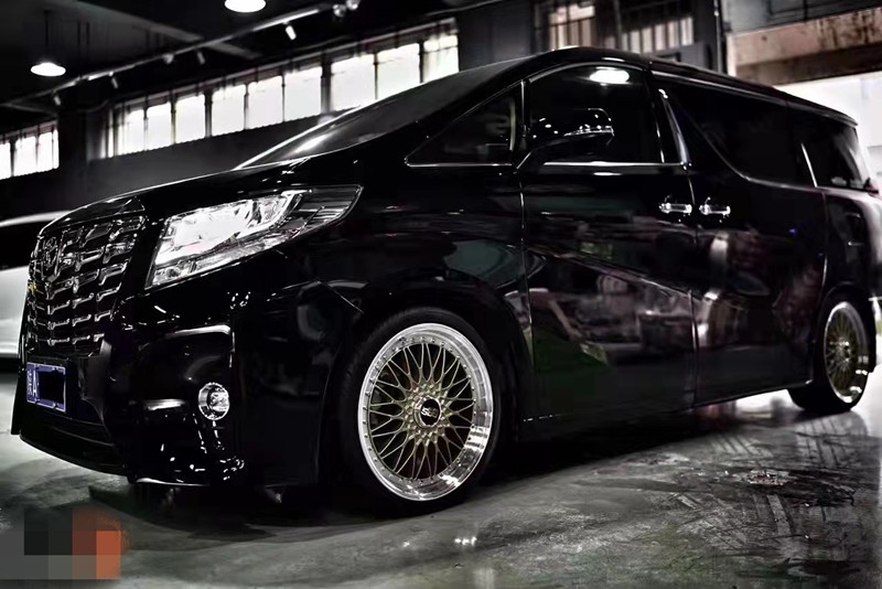 bbs super-rs 日本原装进口 20寸 双片锻造 适用于埃尔法威尔法塞纳