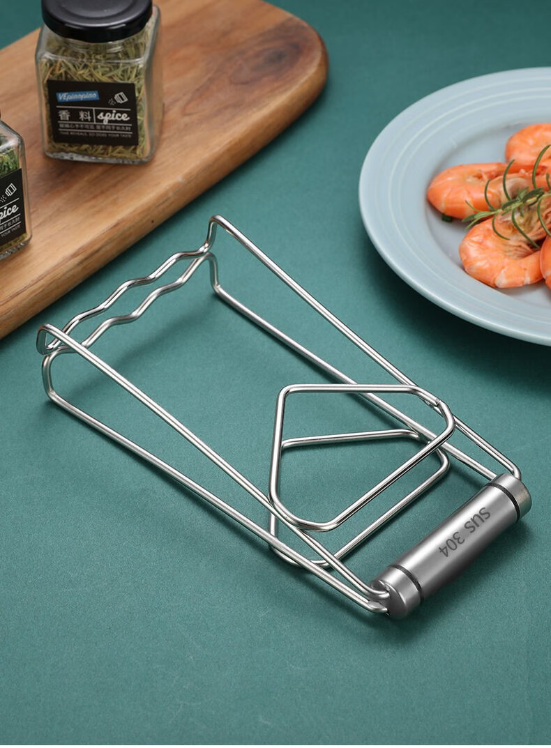 江炉 防烫夹304不锈钢取碗夹防滑蒸盘厨房夹碗器菜夹子砂锅蒸菜蒸夹取
