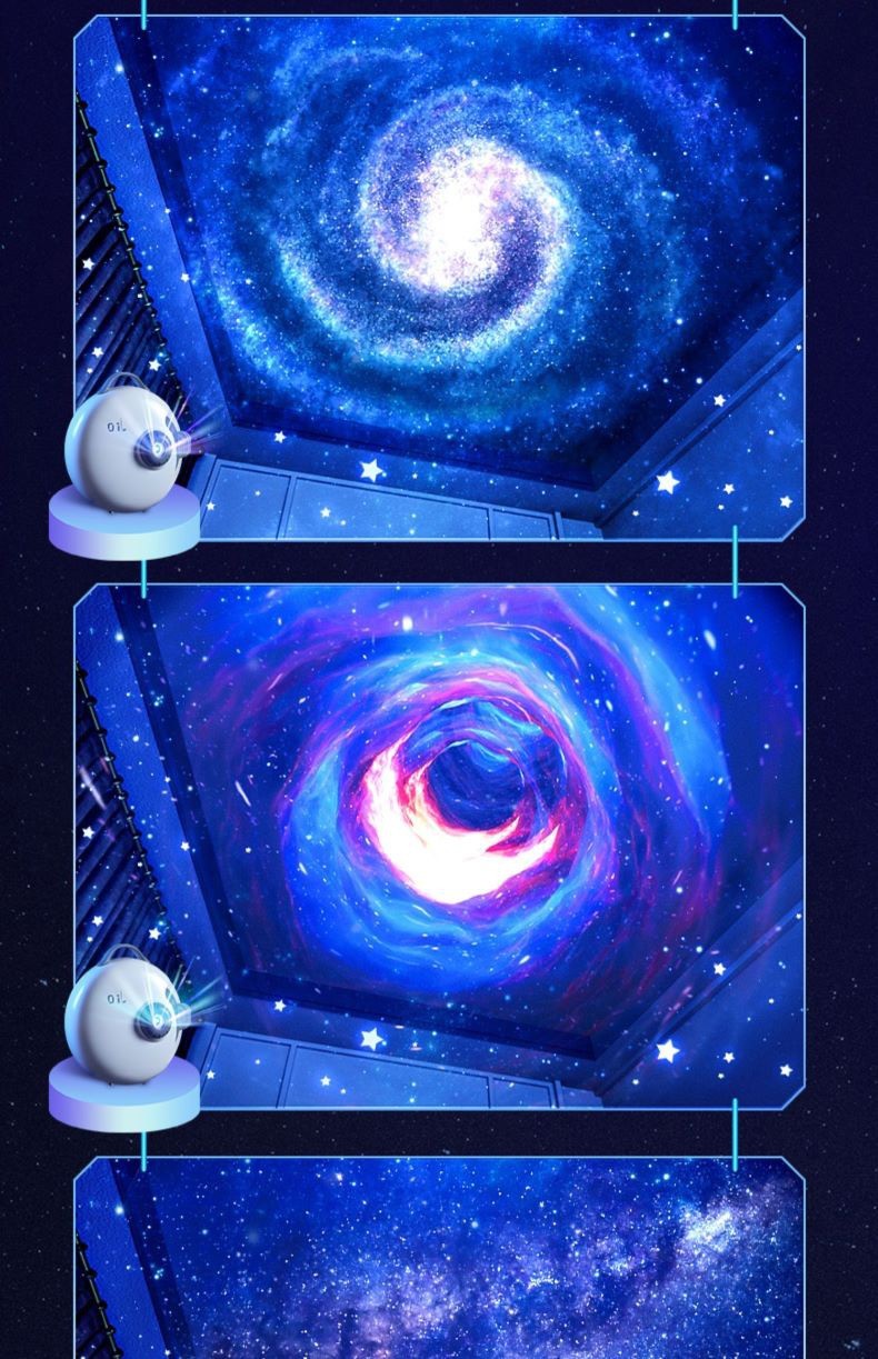 万火同款星空灯氛围灯卧室女友银河高清投影仪星光儿童满天星小夜灯
