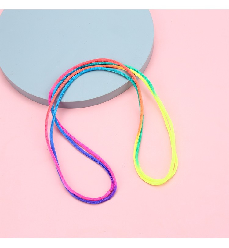 儿童翻花绳的花绳子专用绳学生彩虹彩色绳小学生挑花绳编花绳玩具 翻