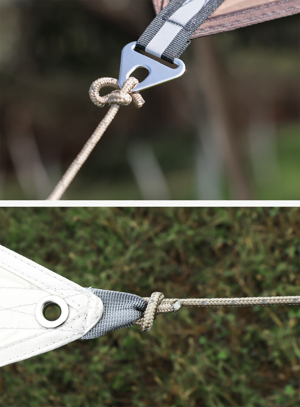 梦花园fantasygarden户外露营帐篷天幕风绳反光防风拉绳野营配件黑色