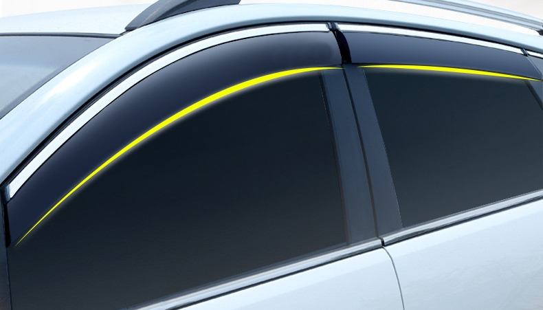 车窗雨眉挡雨板遮阳挡车门防水条遮雨帘汽车用品改装专用 长安cs75