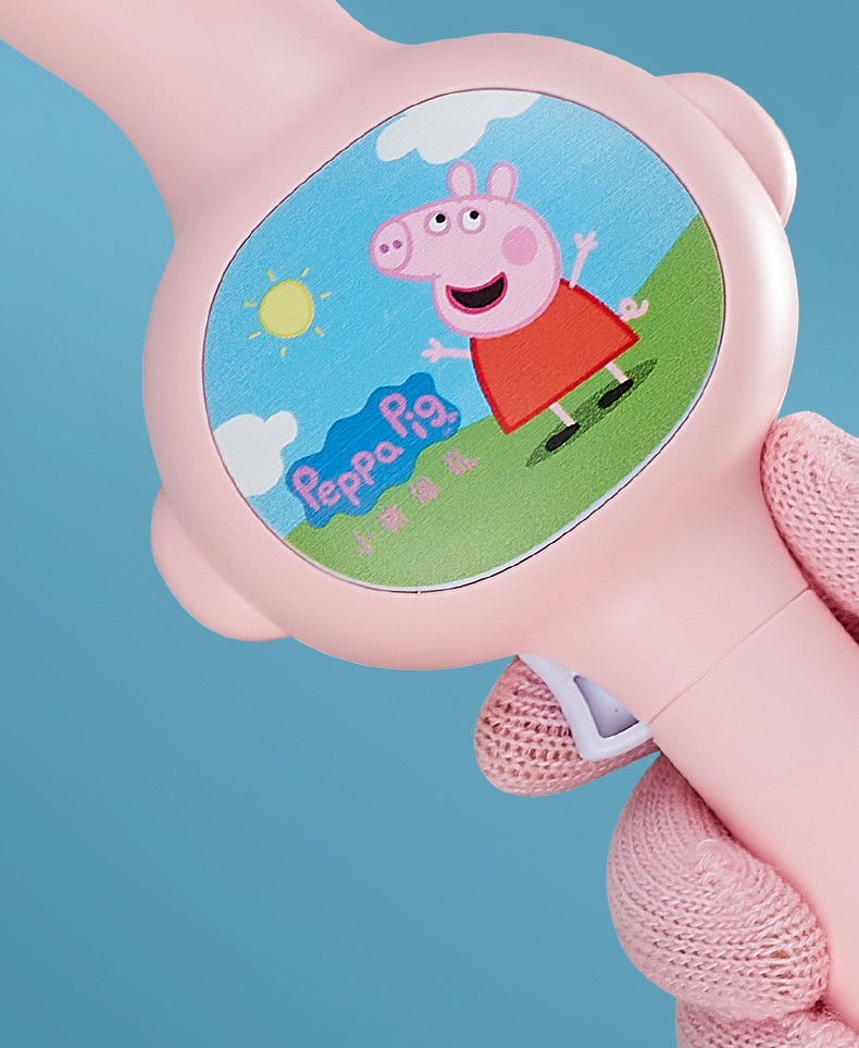 儿童泡泡机玩具小猪佩奇烟雾泡泡棒手持电动吹泡泡枪声光同步可充电式