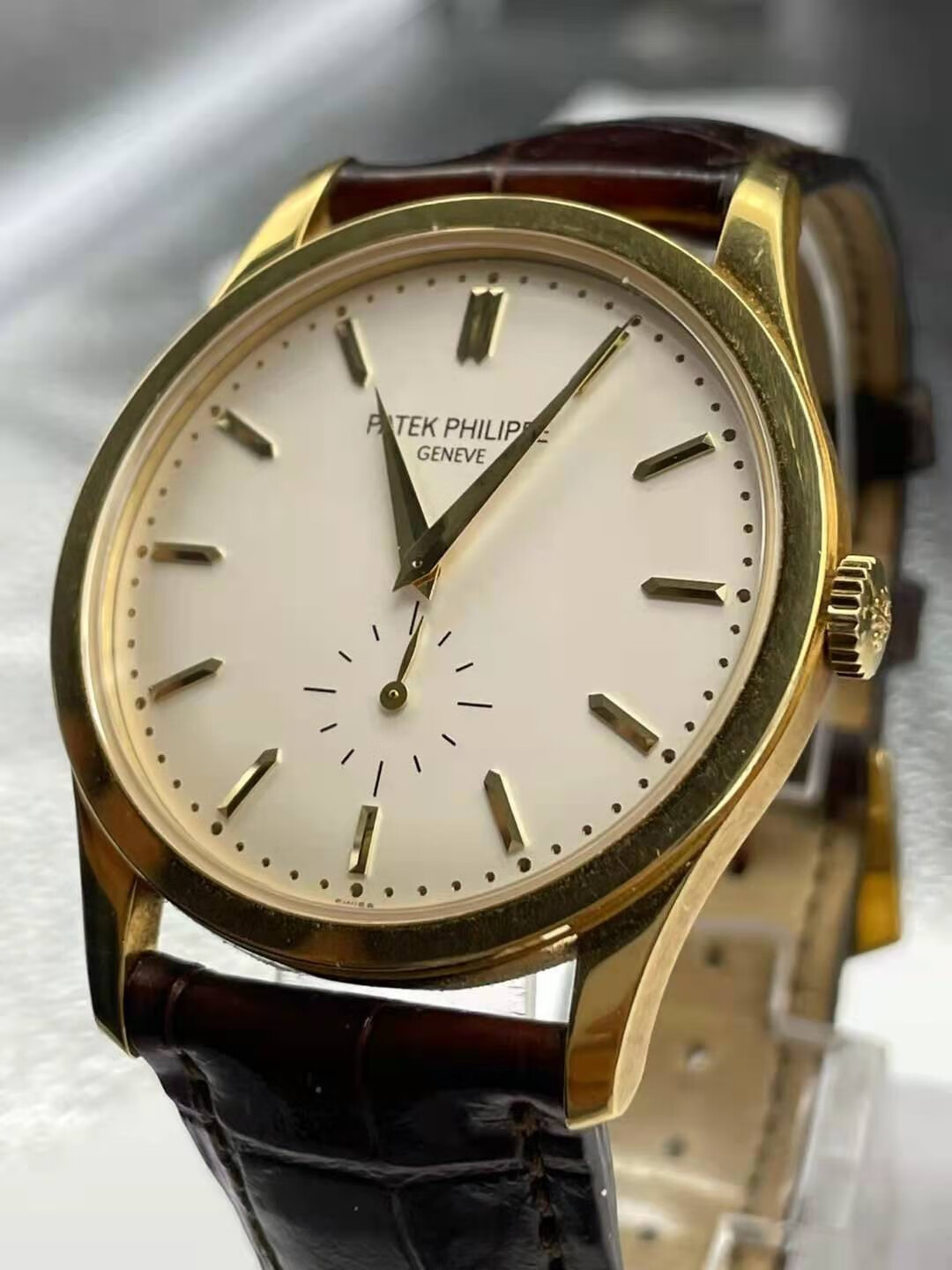 二手95新百达翡丽patekphilippe古典系列5196公价198000名牌腕