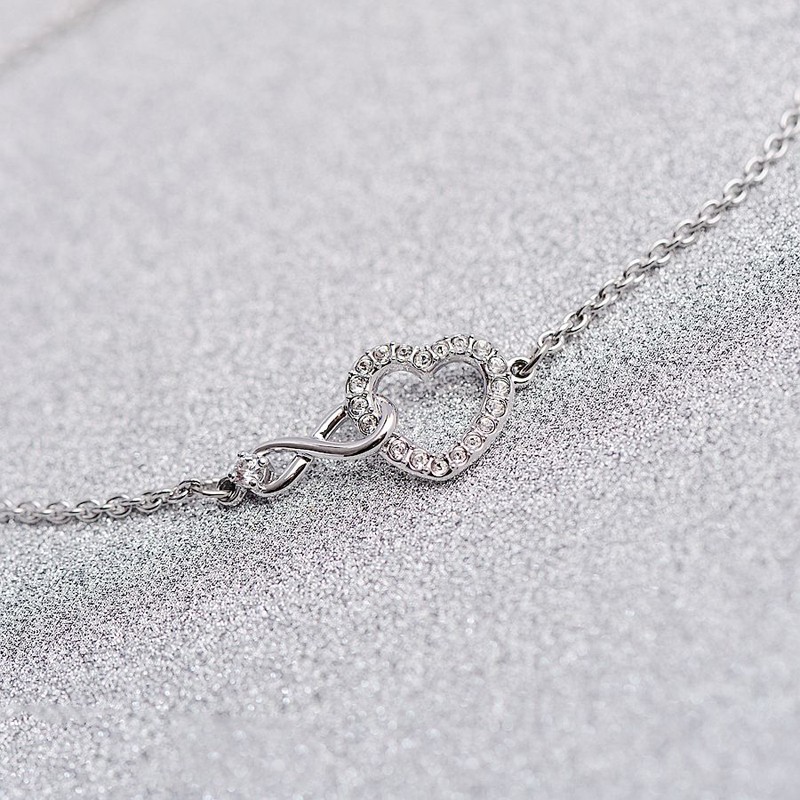swarovski施华洛世奇爱心手链女心形项链简约桃心饰品圣诞节礼物送