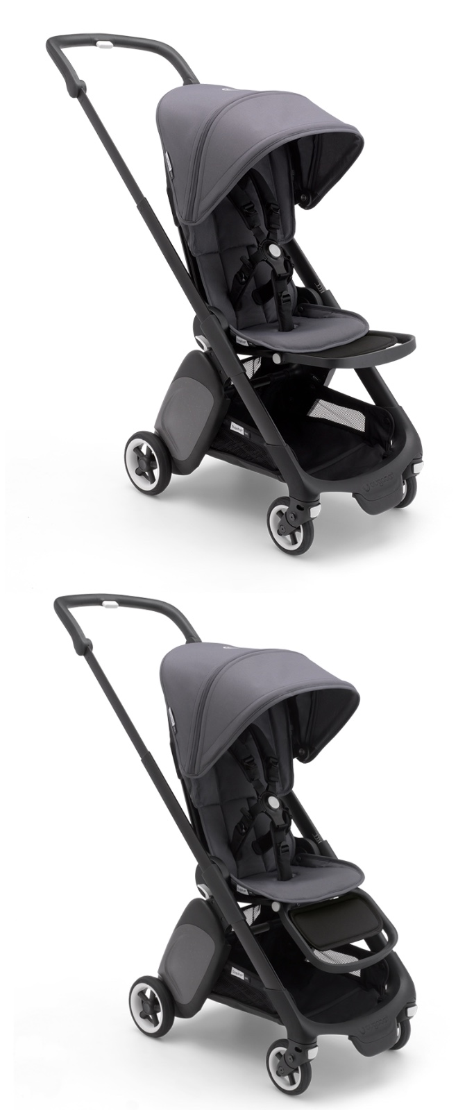 bugabooant系列博格步婴儿车脚踏板正反三档可调节推车配件黑色零部件