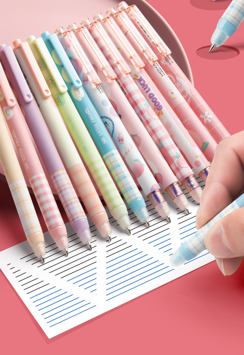 思进(sijin)按动热敏可擦笔中性笔晶蓝0.