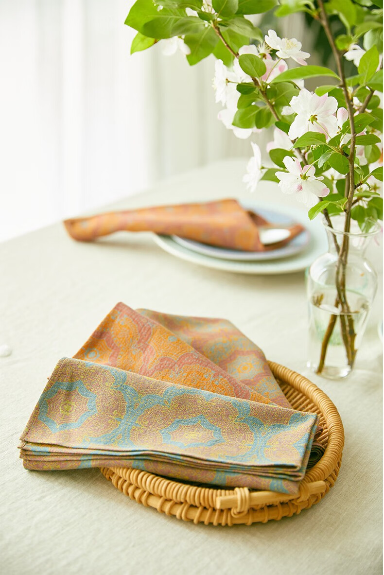 阳春小镇棉欧式西餐巾口布席巾餐厅酒店红酒杯擦杯布餐巾布餐垫布擦布