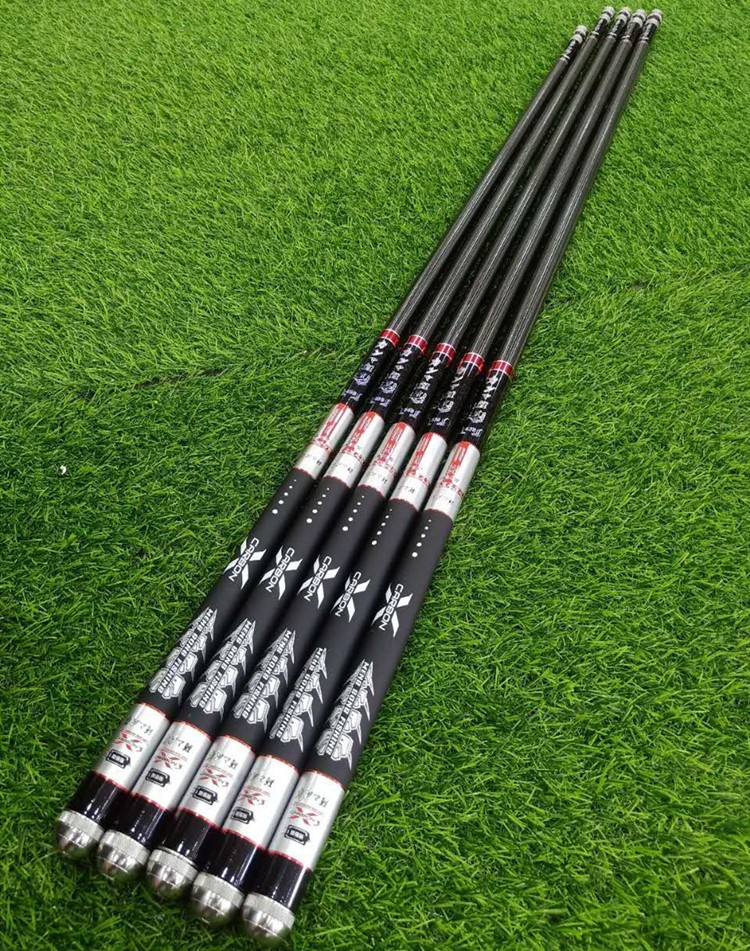 伽玛鲤鱼竿日本进口碳素超轻超硬台钓竿大五节19调黑坑钓鱼竿手竿杆5.