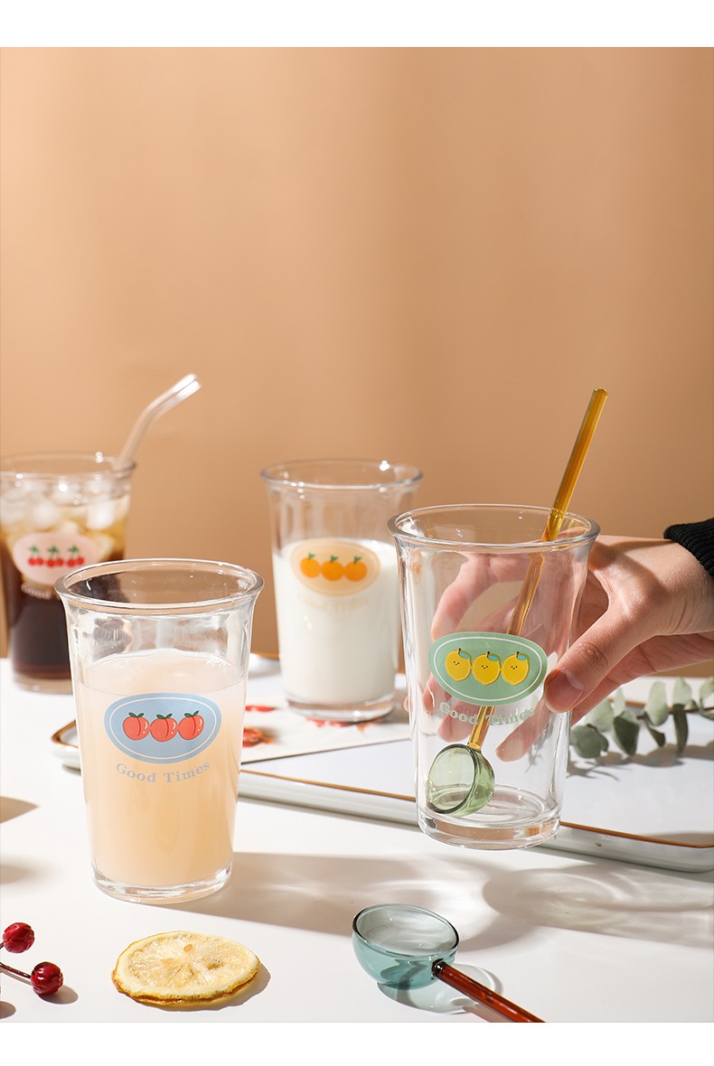 tinyhome日式可爱玻璃杯ins风高颜值网红水杯女咖啡杯牛奶果汁杯子