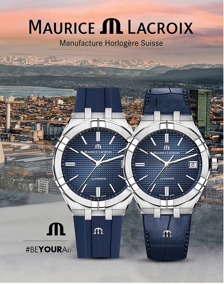 艾美mauricelacroix瑞士手表全自动机械男士腕表简约日历夜光男士手表
