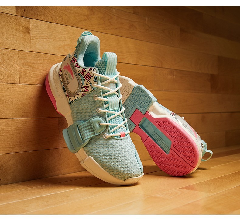 安踏轻狂2篮球鞋夏季新款网面透气防滑耐磨男子球鞋低帮比赛实战鞋