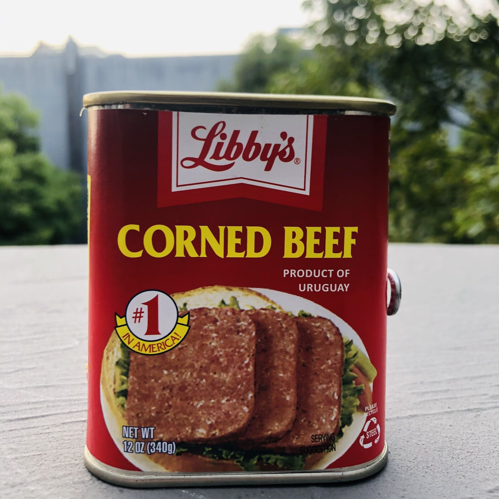 玉喜乌拉圭进口libbyscornedbeef利比咸牛肉340g